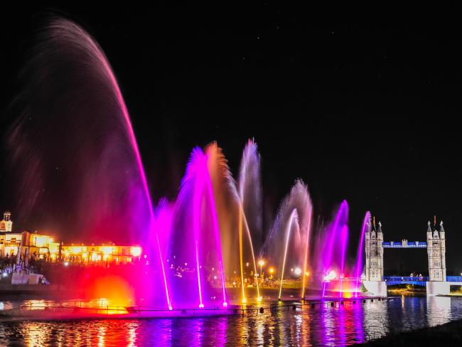 Espectáculo Fuente del Parque Europa 
