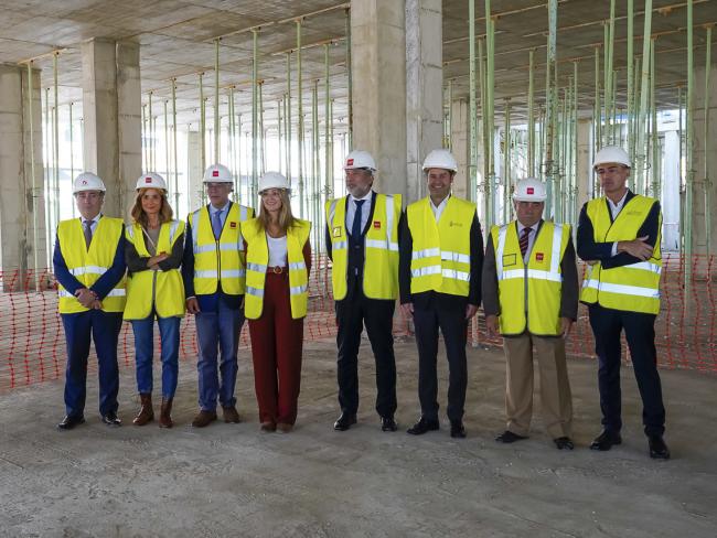 Avanzan a buen ritmo las obras del Palacio de Justicia de Torrejón de Ardoz que está construyendo la Comunidad de Madrid en la parcela cedida por el Ayuntamiento