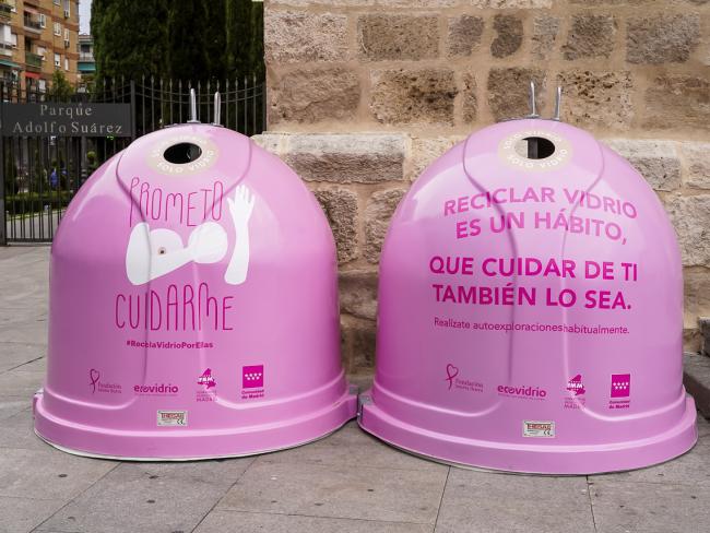 Ecovidrio y el Ayuntamiento de Torrejón de Ardoz presentan la campaña solidaria “Recicla vidrio para ellas” con motivo del Día Mundial del Cáncer de Mama
