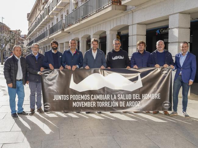 Torrejón de Ardoz se suma a la campaña anual “Movember”, que lucha contra el cáncer de próstata y testículos 