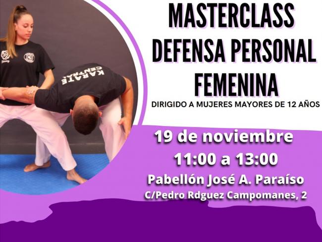 Master Class gratuita de defensa personal 