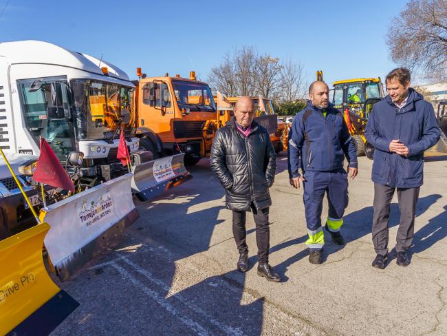 Dispositivo para hacer frente a las posibles nevadas en la ciudad