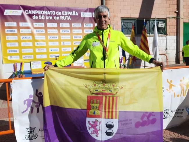 El torrejonero, Francisco Martínez, campeón de España de 50 kilómetros ruta en la categoría de Máster 50
