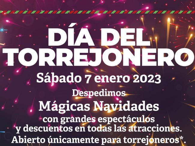 Este sábado, 7 de enero, el Parque de la Navidad de España despide con broche de oro las Mágicas Navidades celebrando el “Día del Torrejonero”