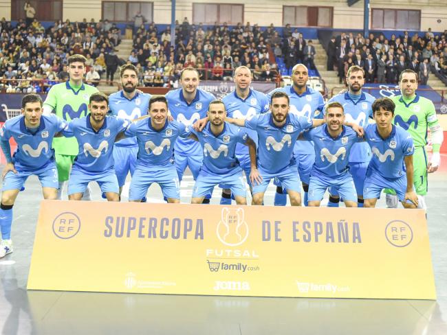 Movistar Inter, subcampeón de la Supercopa de España de fútbol sala