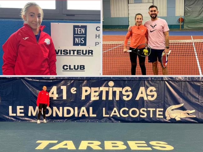 La tenista torrejonera, Carlota Luján