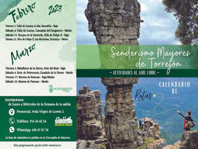 Programa de senderismo