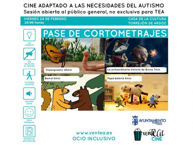 Mañana viernes, 24 de febrero, primera jornada de #venTEAlcine, un nuevo programa de cine adaptado a personas con trastorno del espectro autista (TEA) y sus familias 
