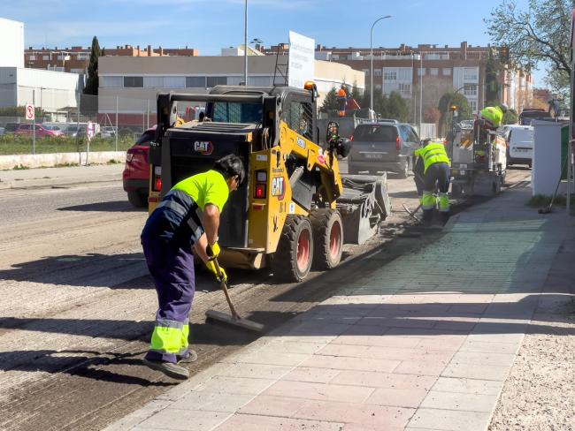 El Ayuntamiento de Torrejón de Ardoz está asfaltando 125.000 metros cuadrados de 19 calles llevando a cabo una nueva fase de la mayor Operación Asfalto de los últimos años