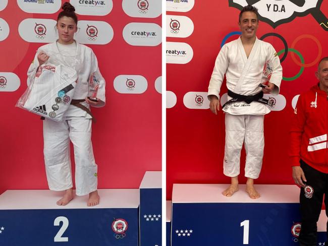 Éxito del Club Sakura de Torrejón de Ardoz con dos judocas en el podio de la Copa de España de veteranos y del Campeonato de Madrid junior