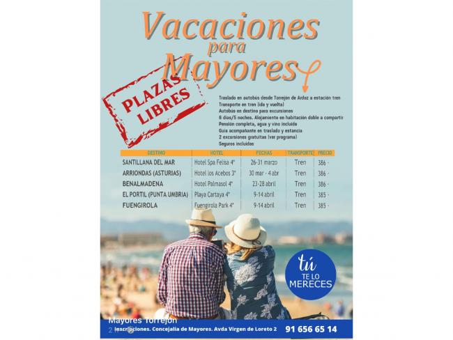 Vacaciones de Mayores