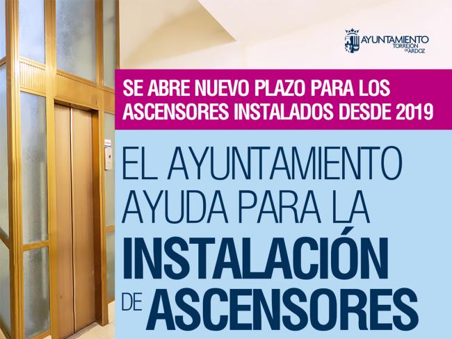 Continúa abierto el plazo para subvencionar los ascensores instalados desde el 2019