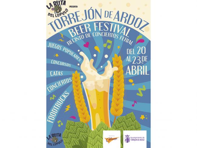 Hasta el domingo, 23 de abril, continúa el Beer Festival, segunda edición de la Feria de la Cerveza Artesanal de Torrejón, en el Recinto de Conciertos del Ferial 