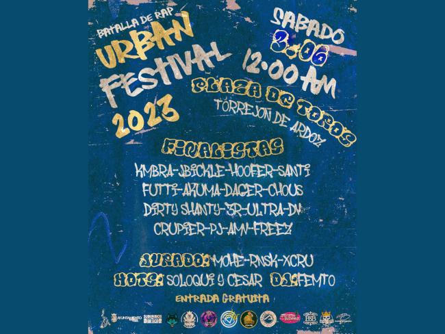 Gran final de la Batalla de Rap mañana sábado 3 de junio, pone fin al Urban Festival y a la Semana de la Juventud 