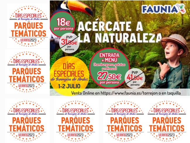 Este fin de semana continúan los Días Especiales de Torrejón de Ardoz en Faunia con grandes descuentos para los torrejoneros  