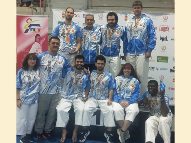 Los karatekas con diversidad funcional del Club Karate Torrejón Tomás Herrero logran seis medallas en el Campeonato de España de Clubes 