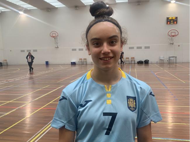 La torrejonera, María Rollón, debuta con la selección española sub-15 de fútbol sala