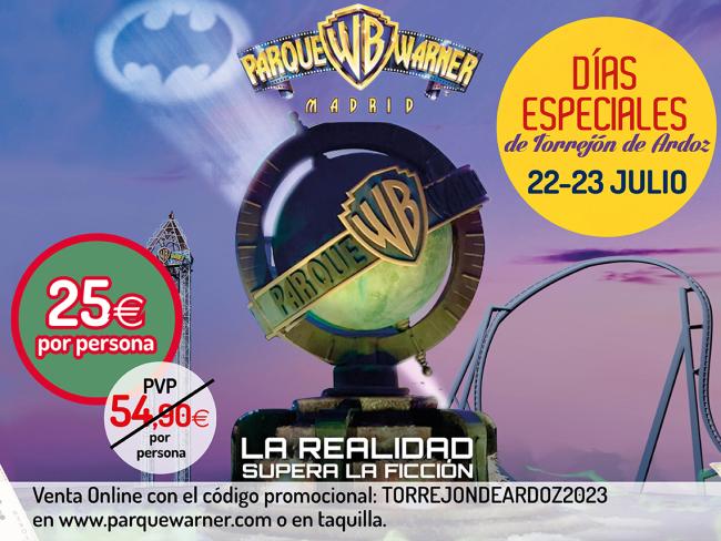 Días Especiales de Torrejón de Ardoz Parque Warner