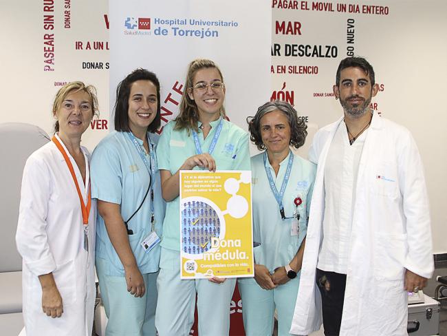 El Hospital Universitario de Torrejón se convierte en un punto de registro de la Comunidad de Madrid para donantes de médula ósea