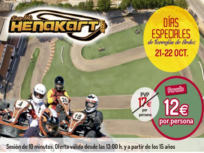 Días Especiales de Torrejón de Ardoz en el circuito de karts Henakart
