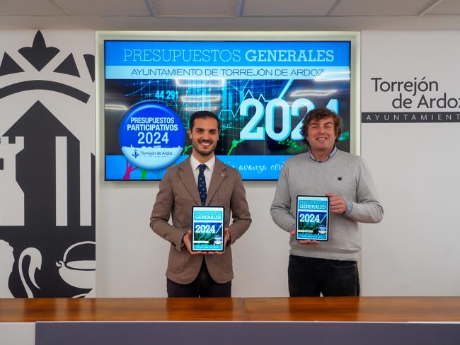Presentados los Presupuestos del Ayuntamiento de Torrejón de Ardoz para 2024
