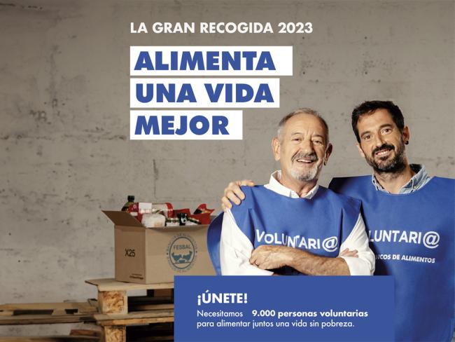 El Banco de Alimentos necesita 9.000 voluntarios para la “Gran Recogida” 