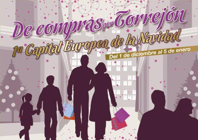 Vuelve “De compras por Torrejón 1ª Capital Europea de la Navidad”, para apoyar al comercio de la ciudad y premiar a los clientes que realicen sus compras en alguno de los 351 establecimientos participantes en la campaña