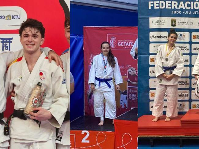 Las judocas del Club Sakura de Judo de Torrejón de Ardoz logran tres medallas en la Copa de España de categoría infantil