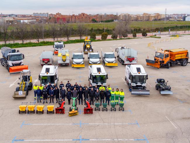 El Ayuntamiento de Torrejón de Ardoz tiene preparado un amplio dispositivo para hacer frente a las posibles nevadas en la ciudad 
