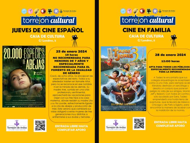 Jueves de Cine y Cine en Familia