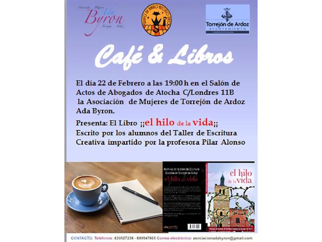“Café y Libros”, organizada por la Asociación de Mujeres de Torrejón de Ardoz Ada Byron 