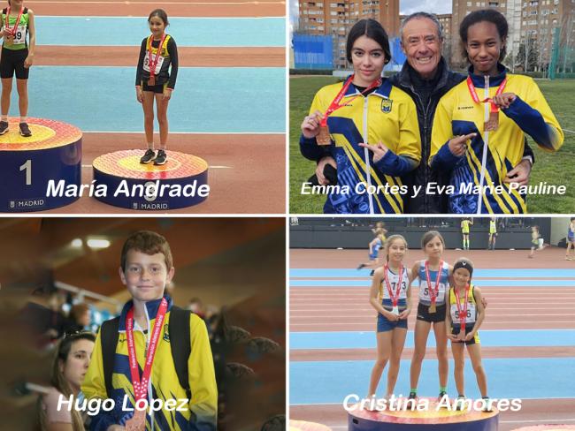 Las jóvenes promesas del Club Atletismo Torrejón destacaron en el Campeonato de Madrid