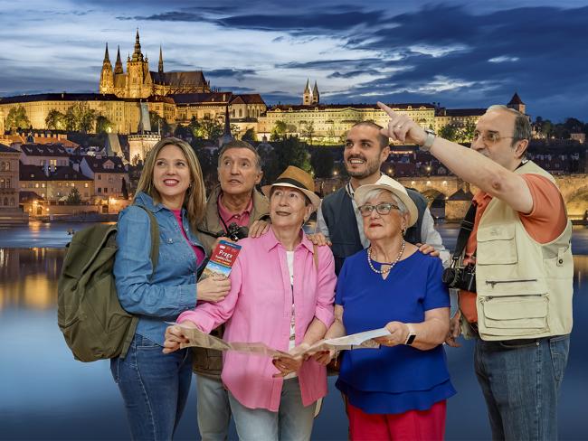 Momento de la presentación del programa de Vacaciones de Mayores