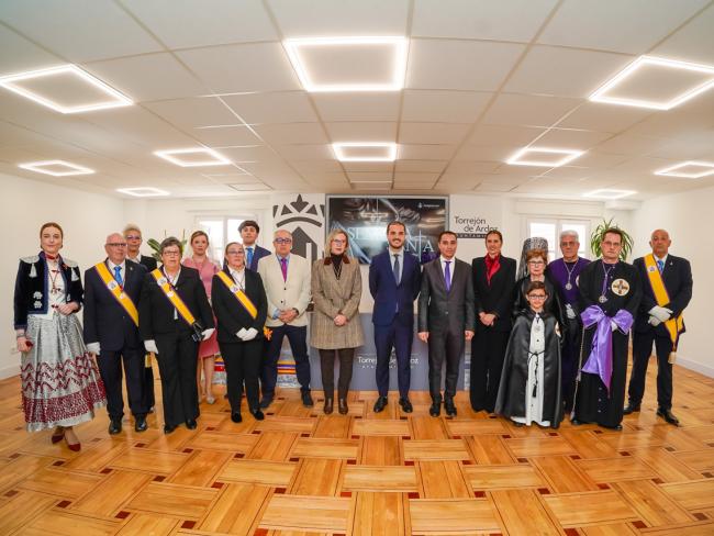 Momento de la presentación de la Semana Santa