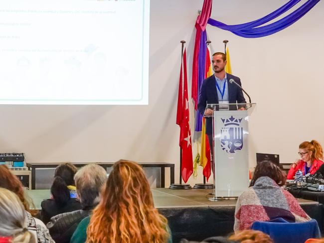 El alcalde, Alejandro Navarro Prieto, en la inauguración del encuentro de trabajo