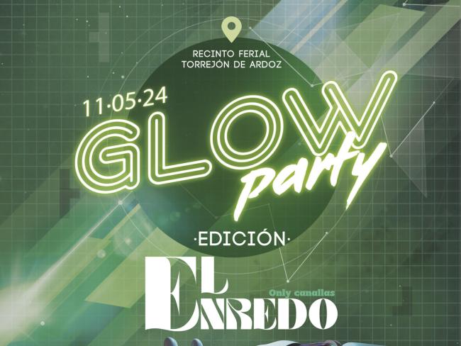 Hoy, sábado, 11 de mayo, Torrejón de Ardoz celebrará la Glow Party en el Recinto Ferial, una espectacular fiesta de luces, colores, neones y mucha música 