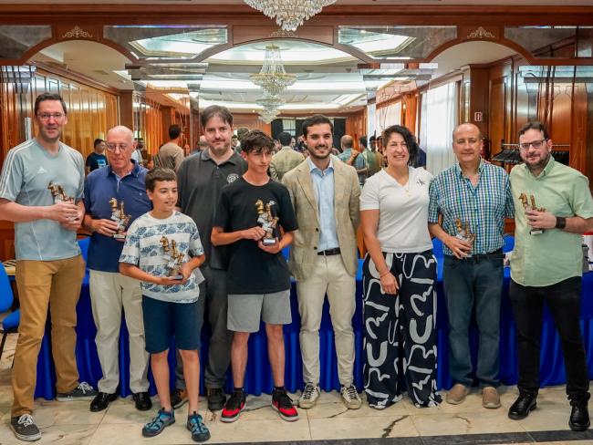 El torneo se disputó en uno de los salones del Hotel Aida