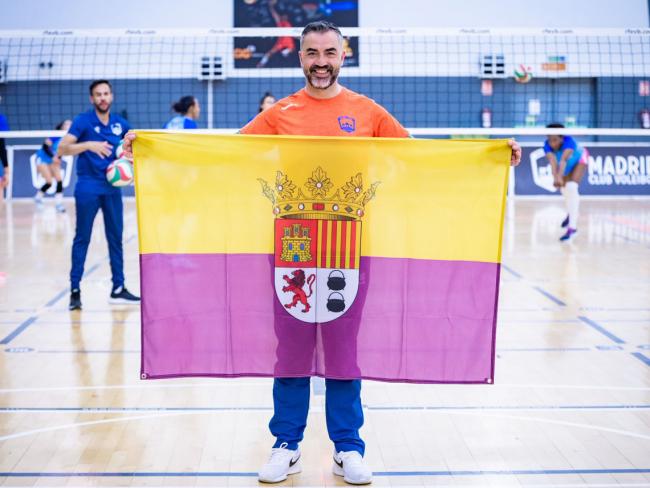 Carlos Poncela “Capi”, entrenador de voleibol de Torrejón de Ardoz