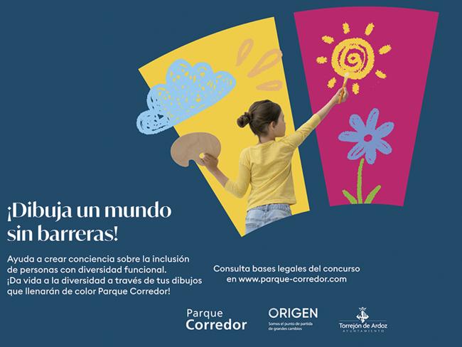 En marcha el concurso de dibujo para escolares de Torrejón de Ardoz, “Coloreando Capacidades”, que tiene por finalidad sensibilizar a favor de la inclusión de las personas con diversidad funcional