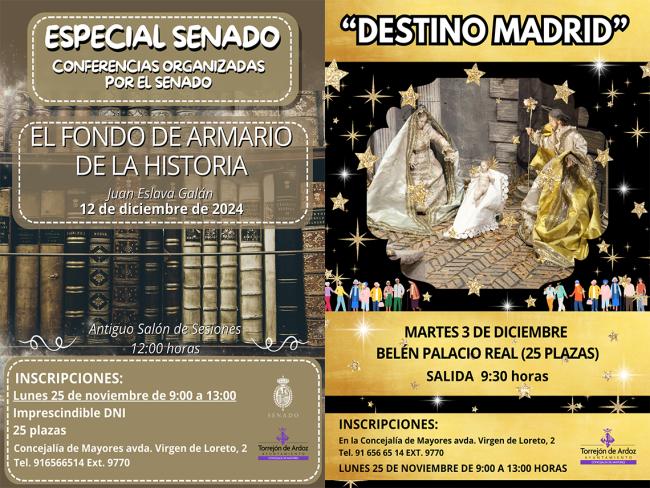 Continúan las actividades para los mayores torrejoneros con “Destino Madrid”