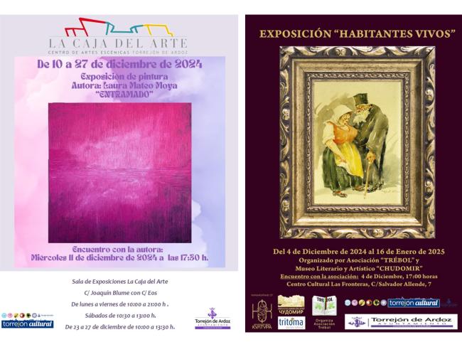 “Habitantes vivos” y “Entramado”, entre las exposiciones que se pueden visitar de forma gratuita estos últimos días del año en la ciudad