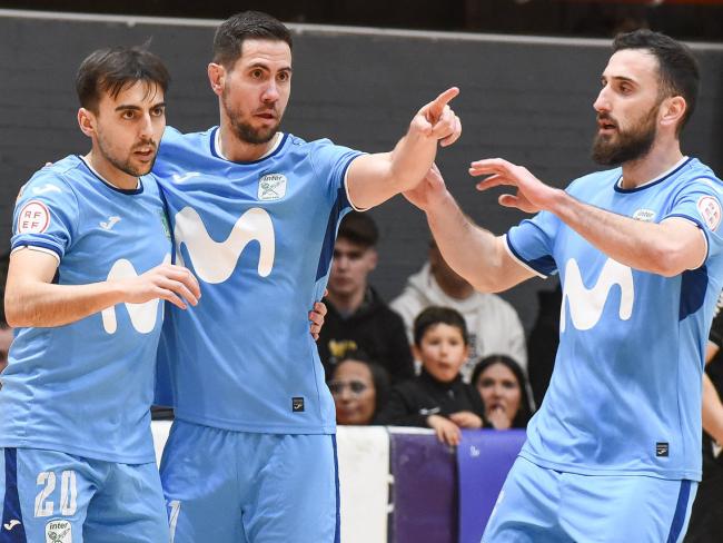 Los jugadores interistas celebrando un gol esta temporada