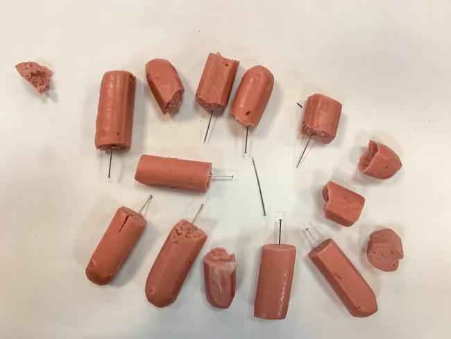 La Policía Local mantiene una vigilancia activa e investiga la aparición en una parcela de Soto Henares de salchichas con alfileres