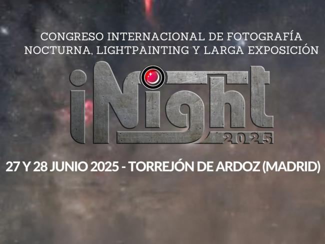 Abierta la inscripción para participar en iNight 2025, congreso de fotografía nocturna y Lightpainting