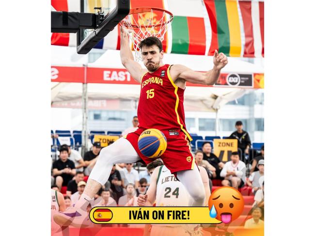 Iván Aurrecoechea, campeón del mundo de baloncesto 3x3