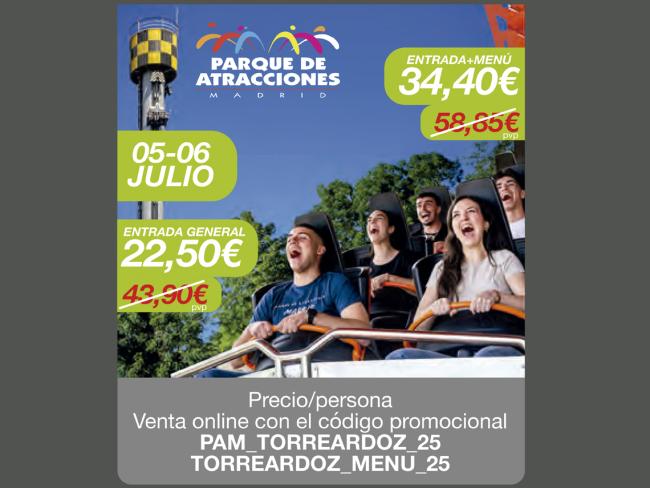 Días Especiales Torrejón de Ardoz en el Parque de Atracciones