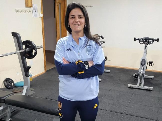 Joana León, nutricionista de la selección española femenina de fútbol sub-19 campeona de Europa
