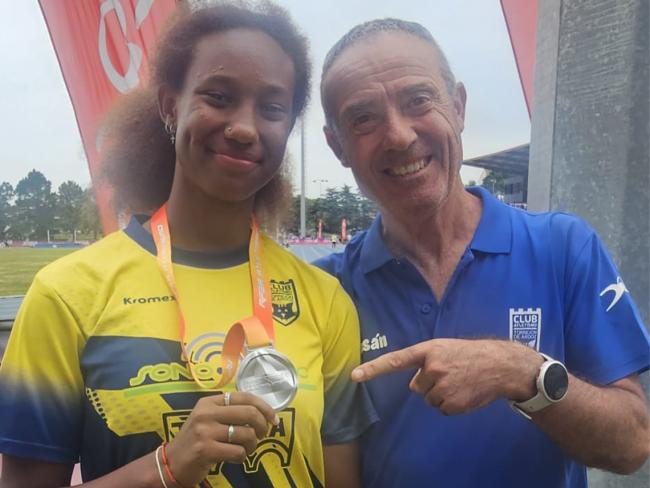 La atleta torrejonera Eva Marie Pauline