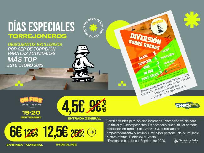 Días Especiales de Torrejón de Ardoz en On Fire