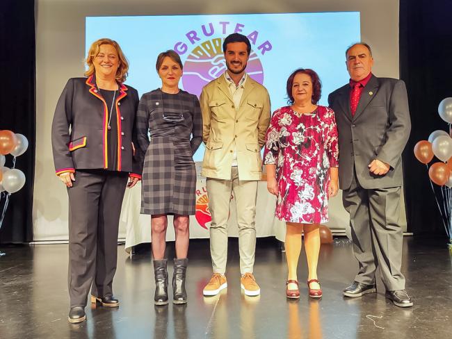 El alcalde, Alejandro Navarro Prieto en el XXXI Aniversario de GRUTEAR